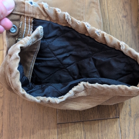 Carhartt womens insulated bib (lined winter overalls) size 4 / 32” inseam - Picture 5 of 14